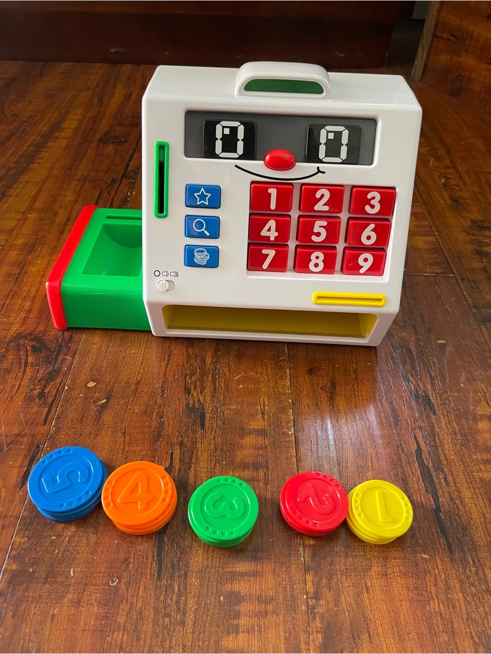 Multicolor animated Kids Learning Cash Register Toy